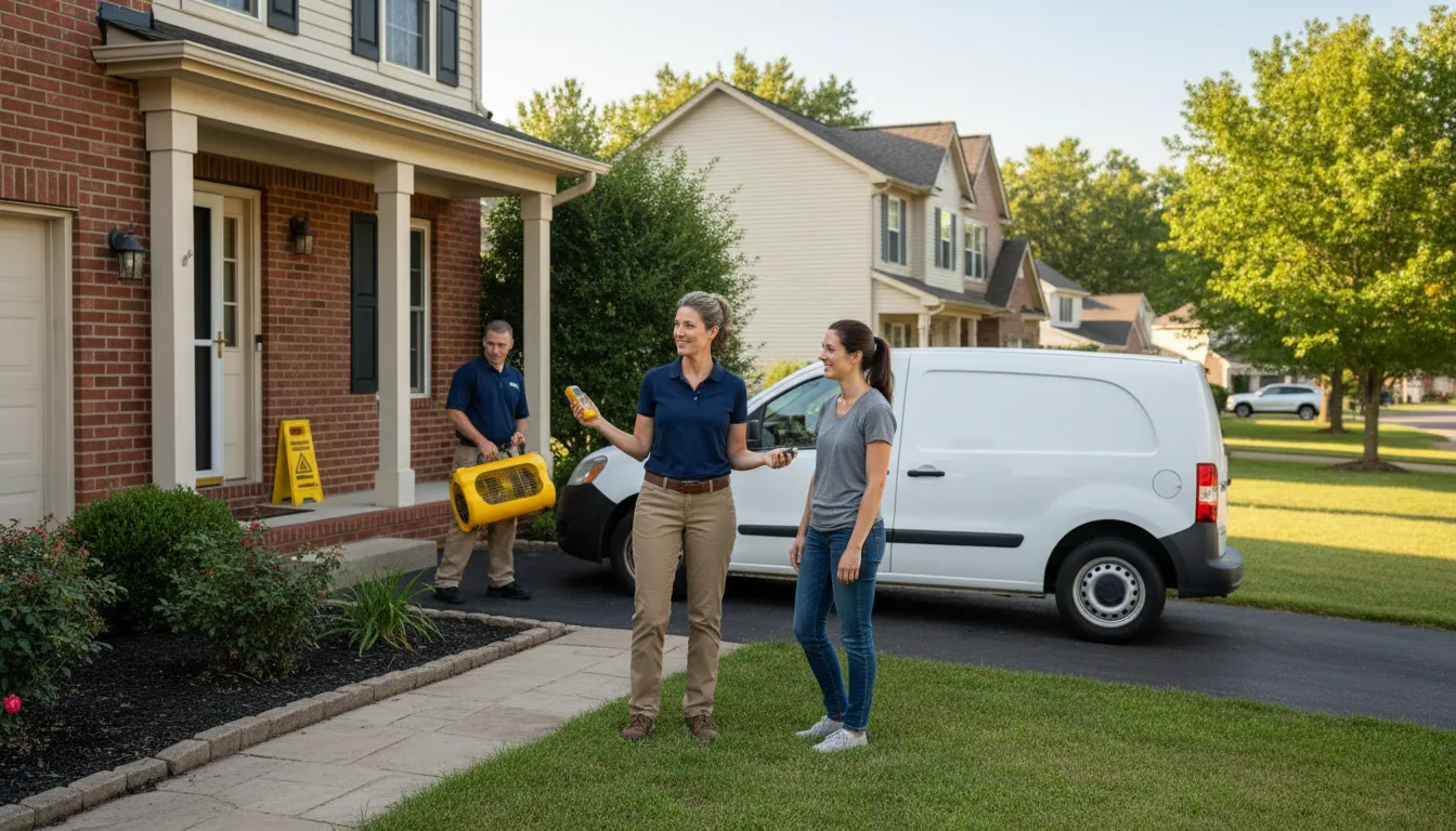 Water restoration image for Home Water Damage Repair in East Bend, NC
